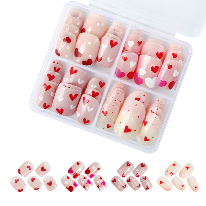 Heart-Themed Nail Art Set Stornfield