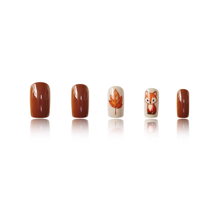 Decorative Glittery Star-Accented Press-On Nail Set Stornfield