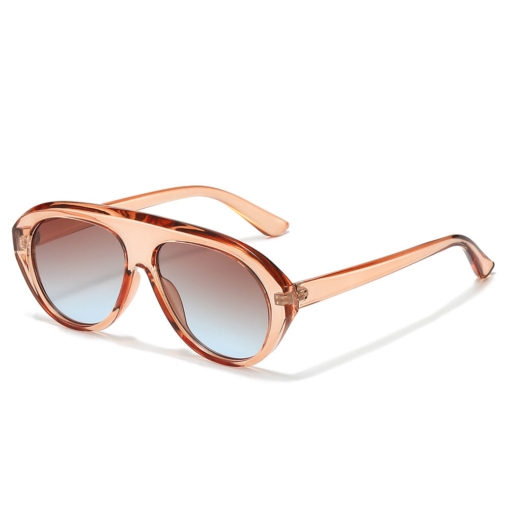 Oversized Geometric Aviator Sunglasses Stornfield