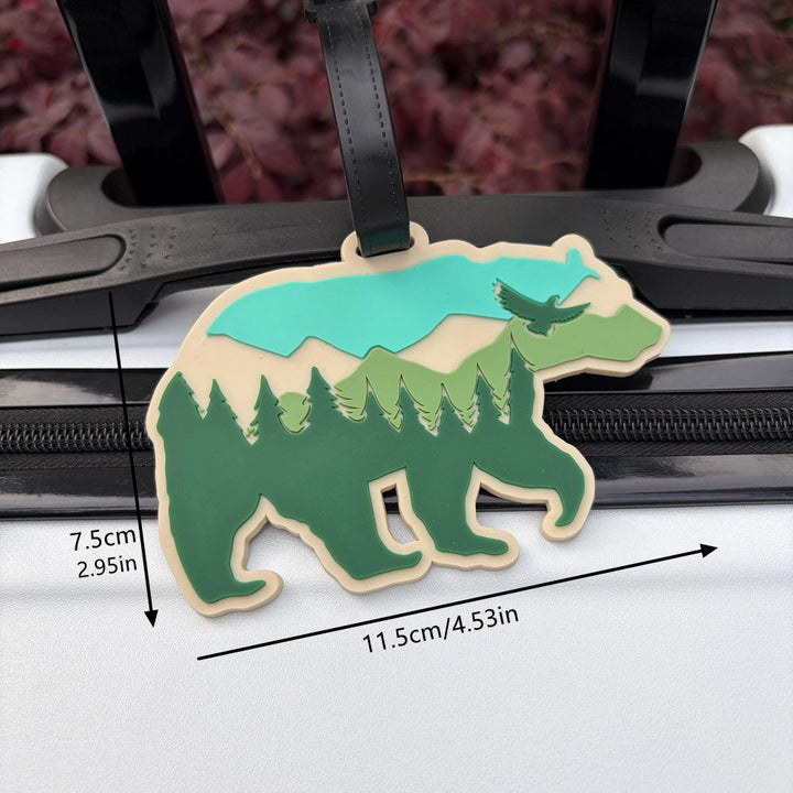 Bear-Shaped Travel Luggage Tag Stornfield
