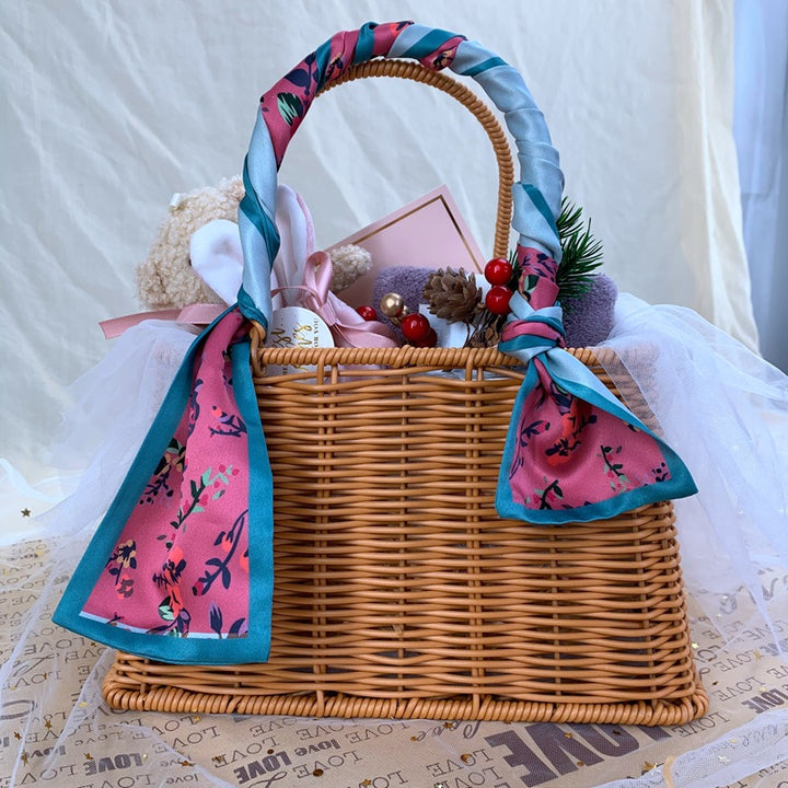 Women Diamond-shaped Handheld Basket Stornfield