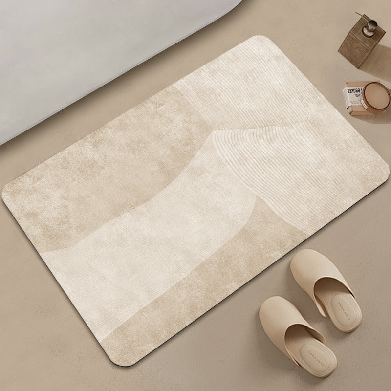 Abstract Geometric Pattern Bath Mat