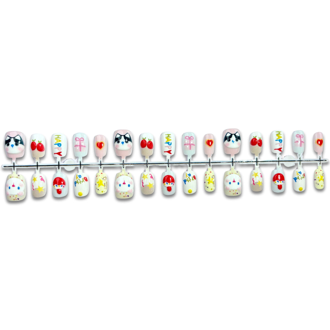 Whimsical Themed Press-On Nail Set