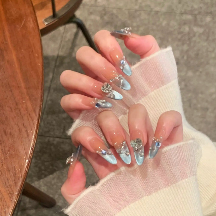 Artistic Long Stiletto Press-On Nail Set Stornfield