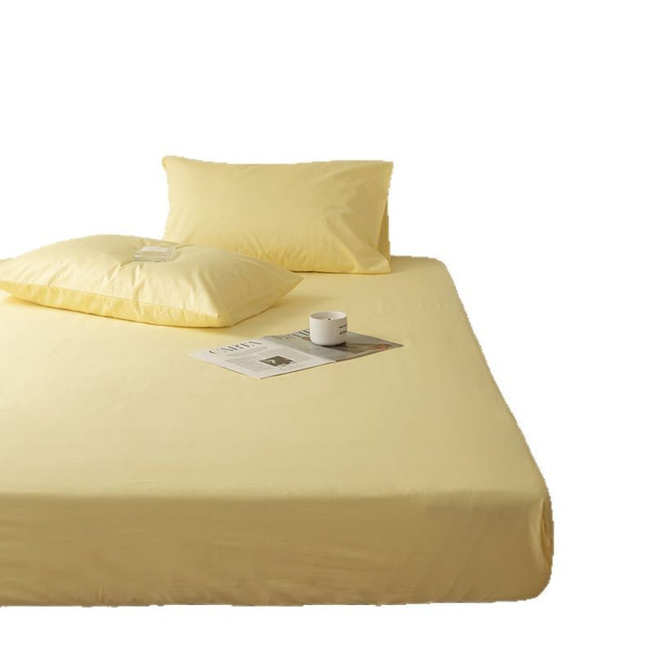 Extra-deep Jersey fitted sheet with premium cotton blend and all-around elastic