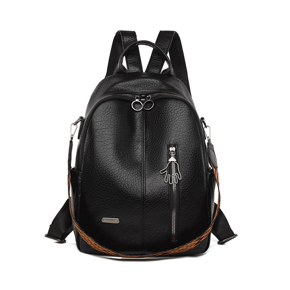 Casual Leather Backpack Stornfield