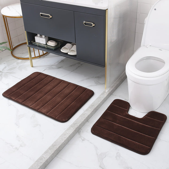 Soft Chenille Bath Mat Set Stornfield