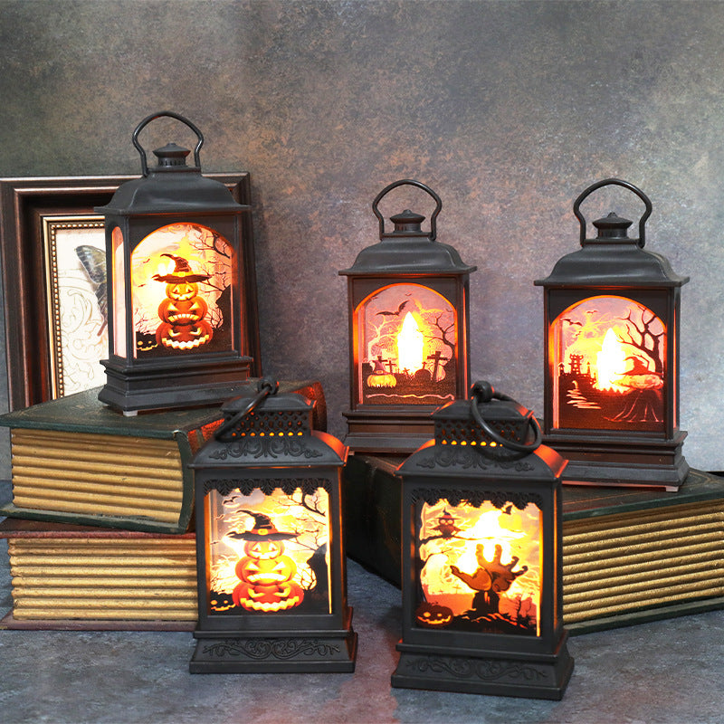 Decorative Halloween-Themed LED Lantern