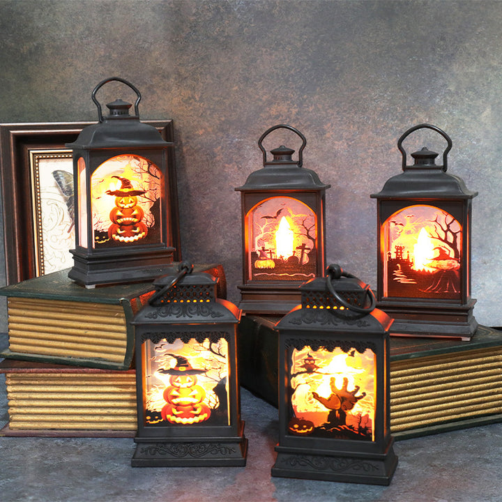 Decorative Halloween-Themed LED Lantern
