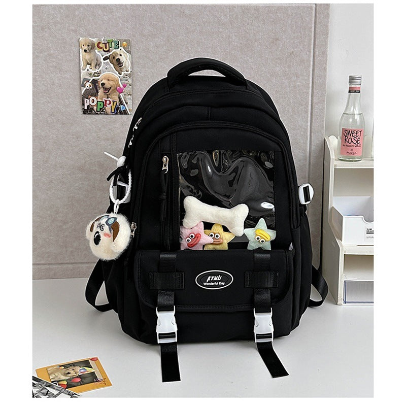 Transparent Window Pet-Friendly Backpack