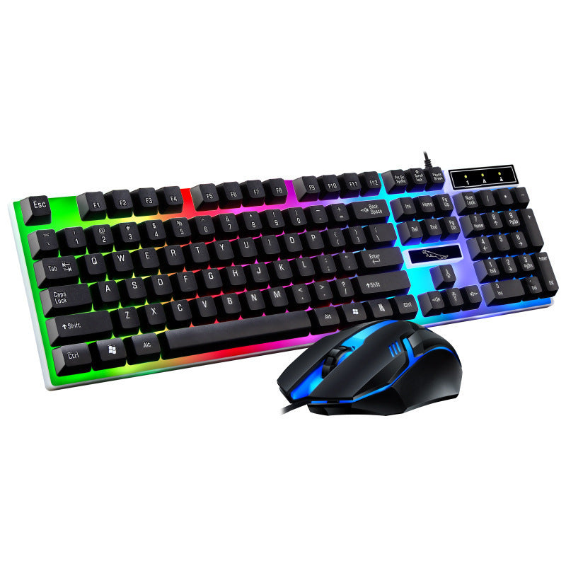 RGB Backlit Mechanical Gaming Keyboard and Precision Mouse Set Stornfield