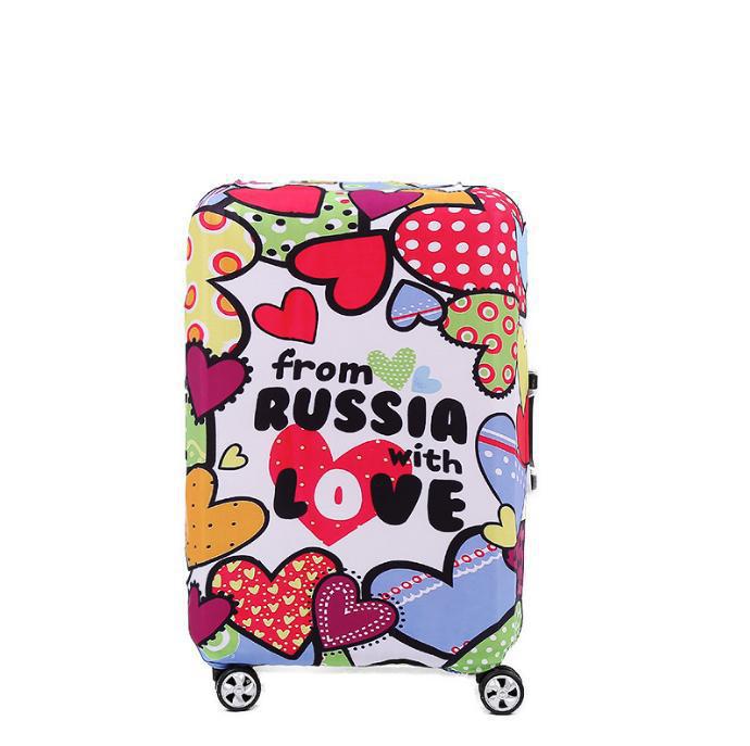 Unisex Suitcase with Creative World Travel Design Stornfield