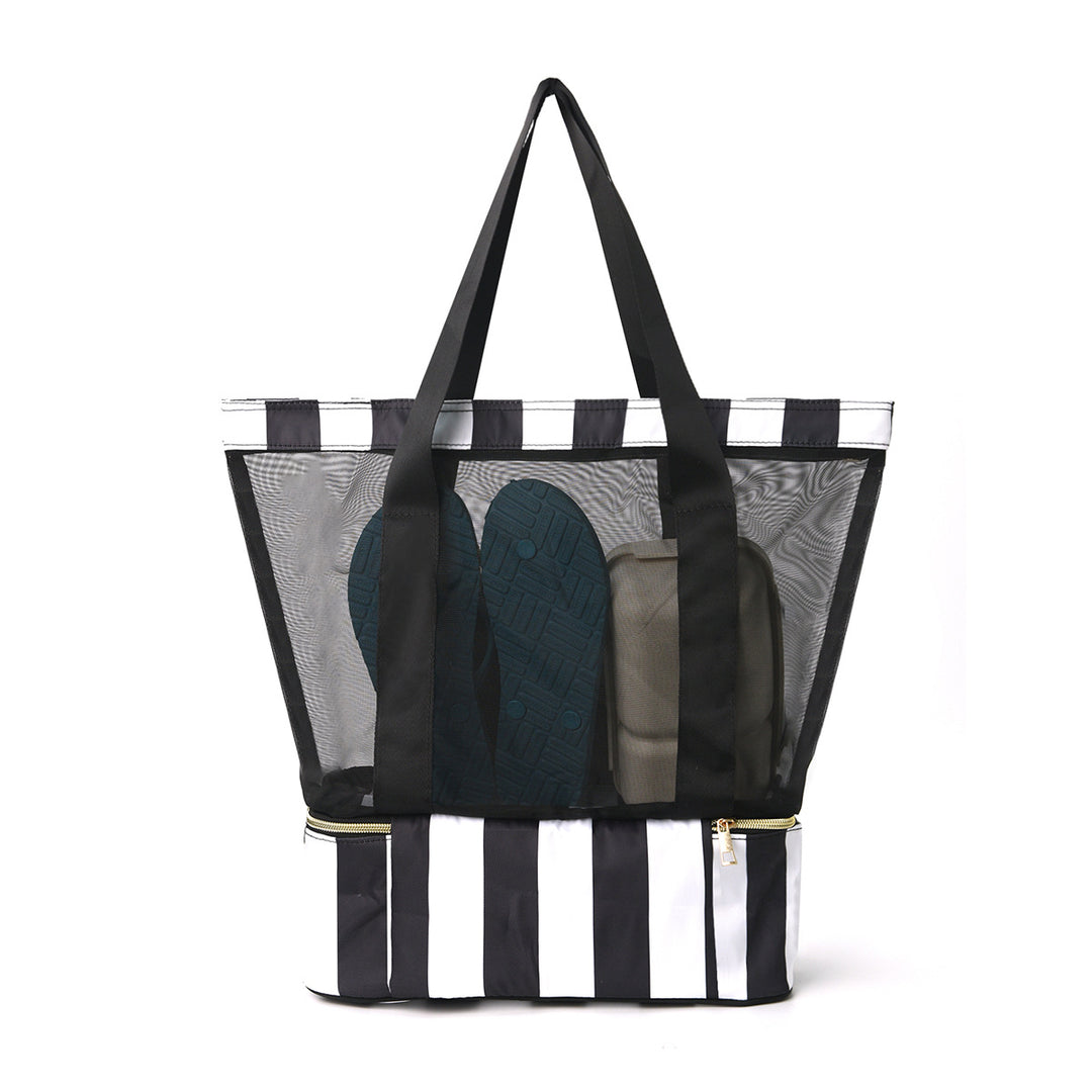 Practical tote bag with mesh design Stornfield