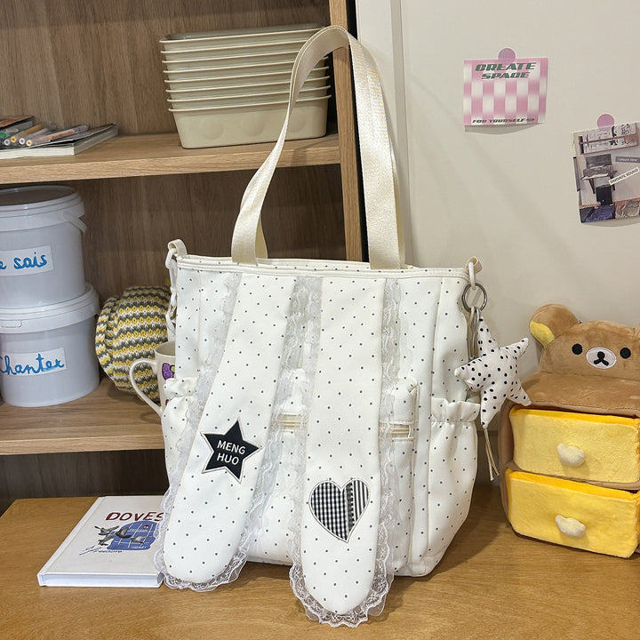 Playful Decorative Patchwork Backpack Stornfield