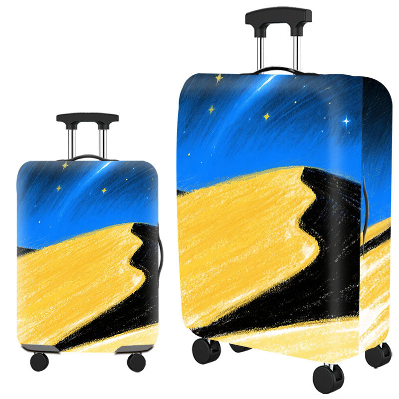 Artistic Cat-Themed Hard Shell Suitcase Stornfield