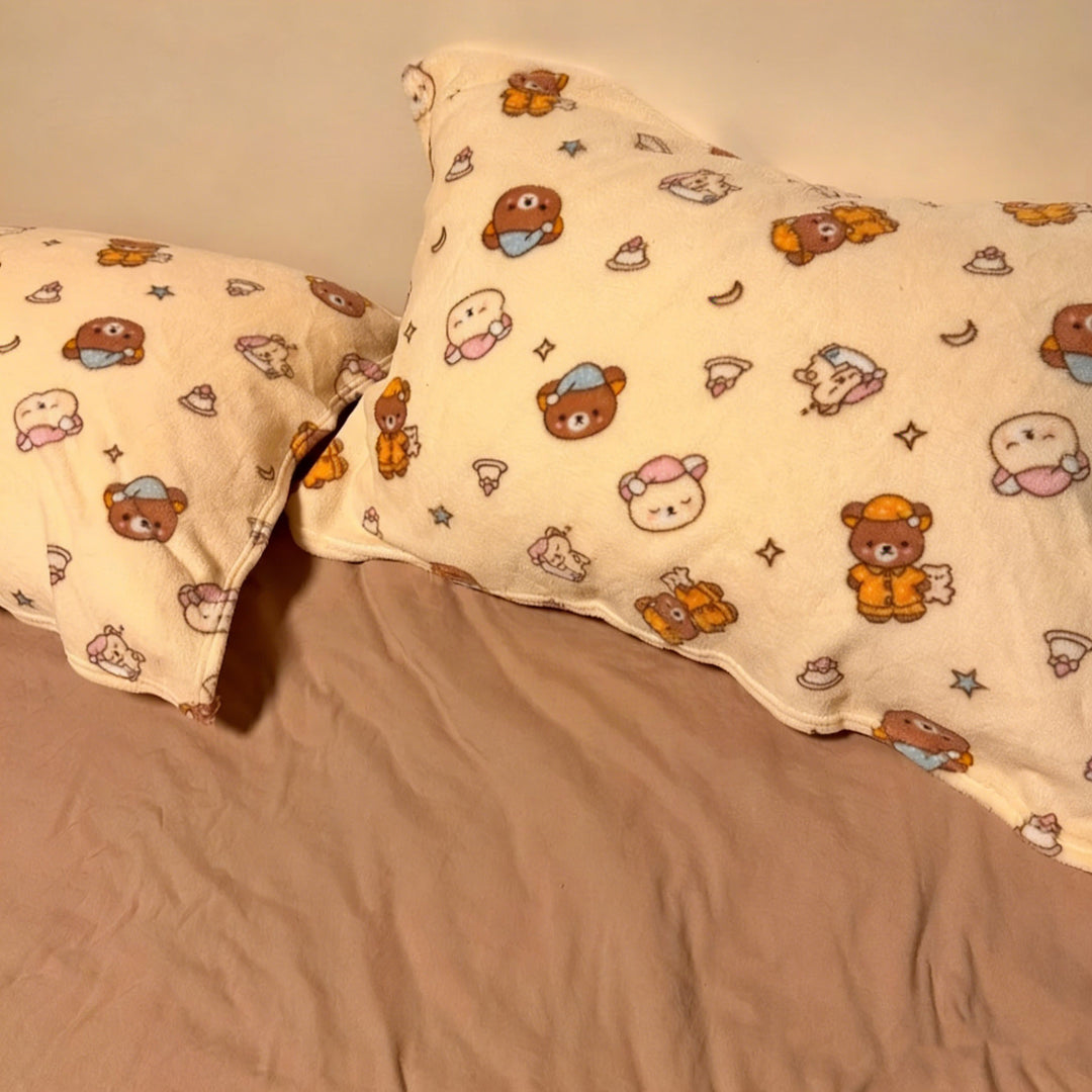 Cute Cartoon-Themed Pillowcases