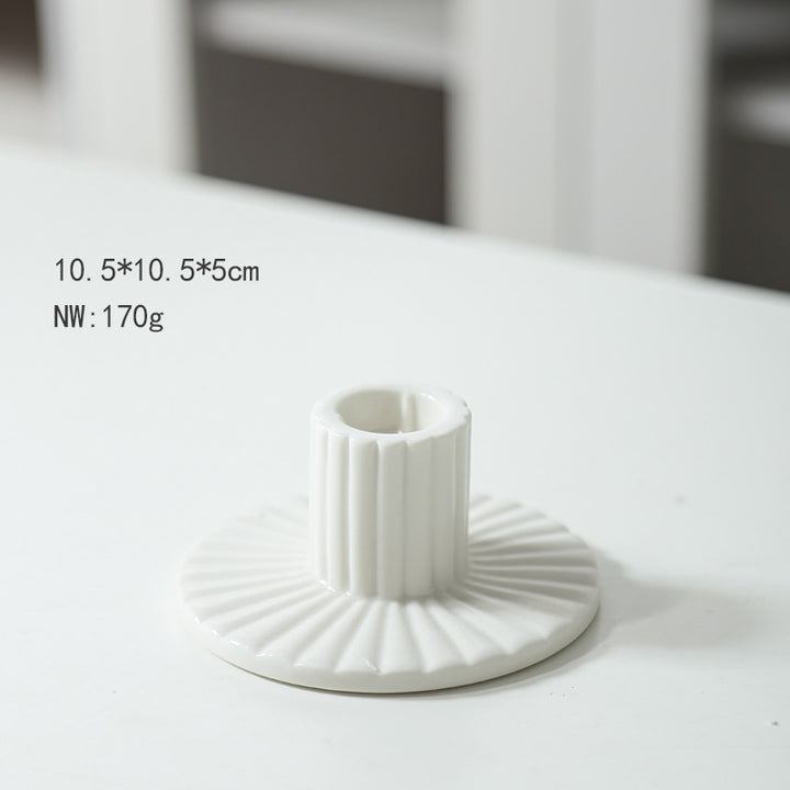 Minimalist Ceramic Candle Holder Stornfeild