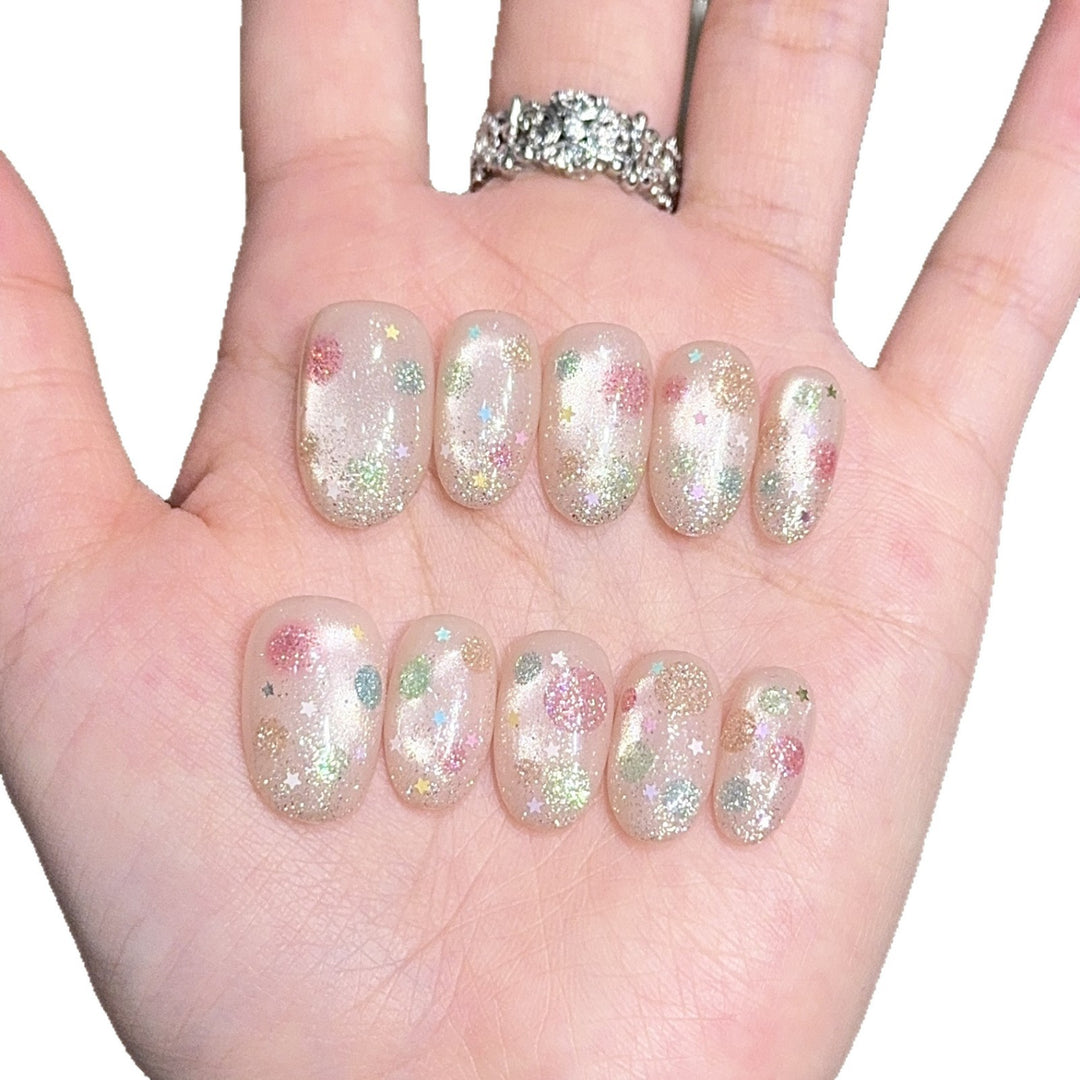 Artificial nails with glamorous accents Stornfield