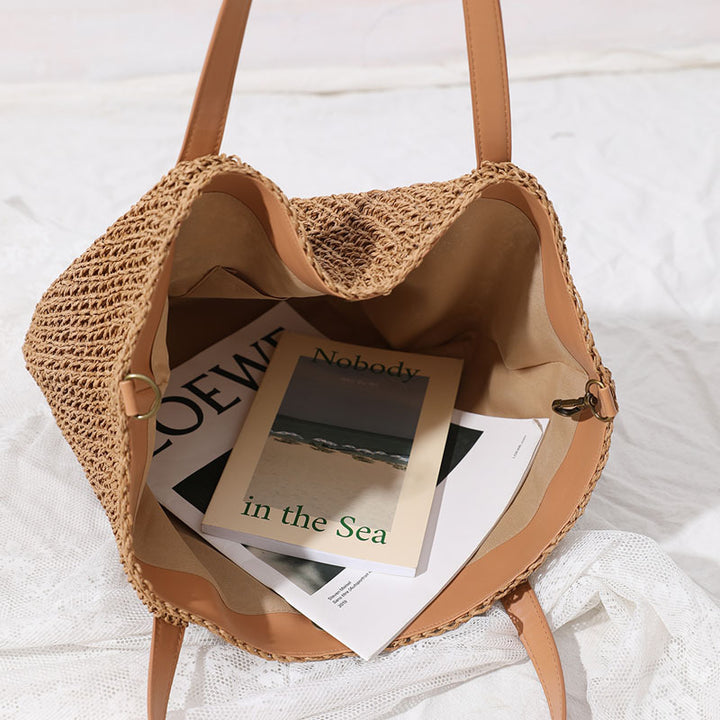 Large Braided Tote Bag with Adjustable Straps Stornfield