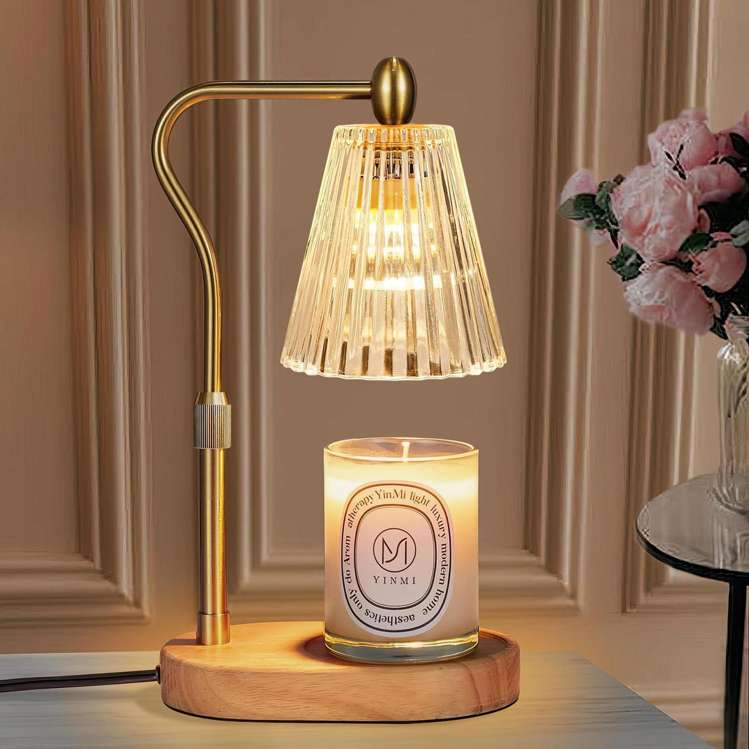 Vintage-Inspired Glass Table Lamp