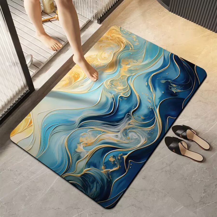 Luxurious Marble Finish Mat Stornfield