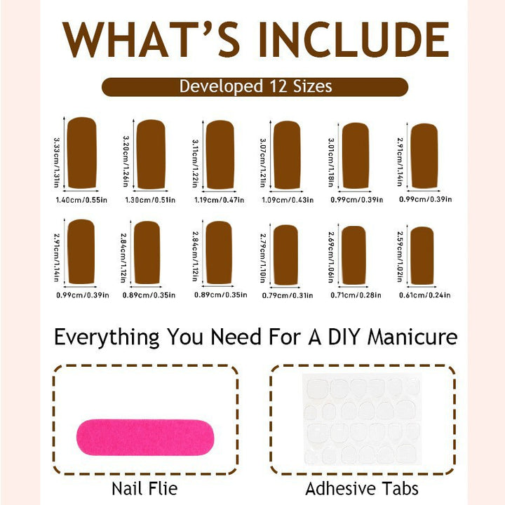 Acrylic nail set with glamorous decorations Stornfield