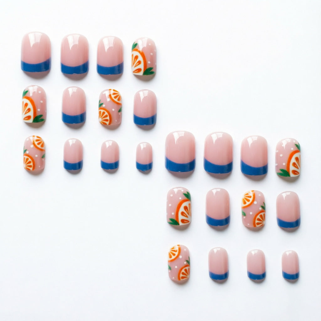 Citrus Art Nail Design