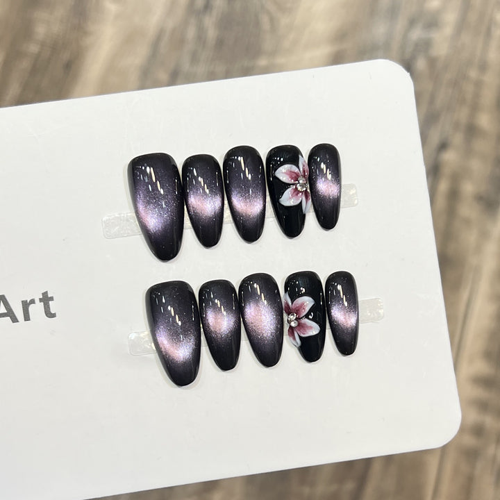 Elegant Ombre Stiletto Press-On Nail Design Stornfield