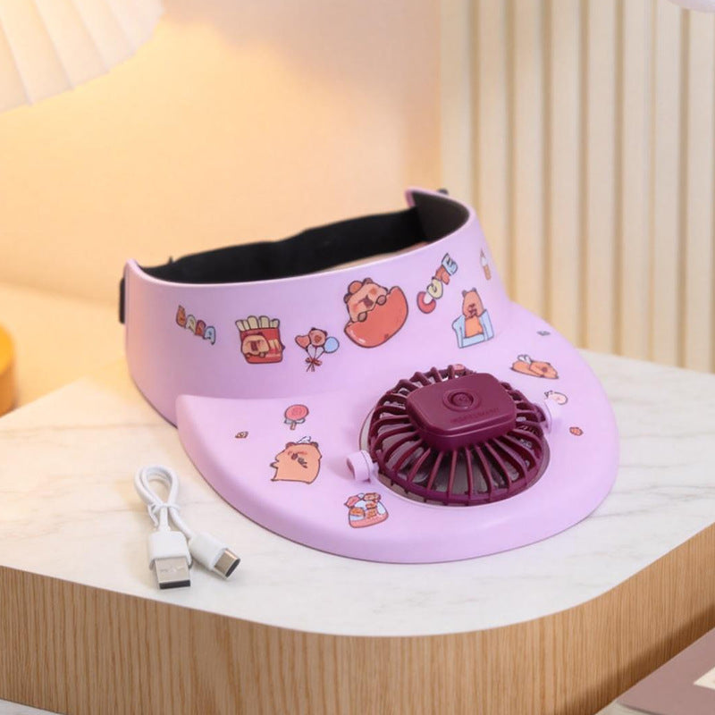 Ladies Comfortable Table Fan with Playful Design Stornfield