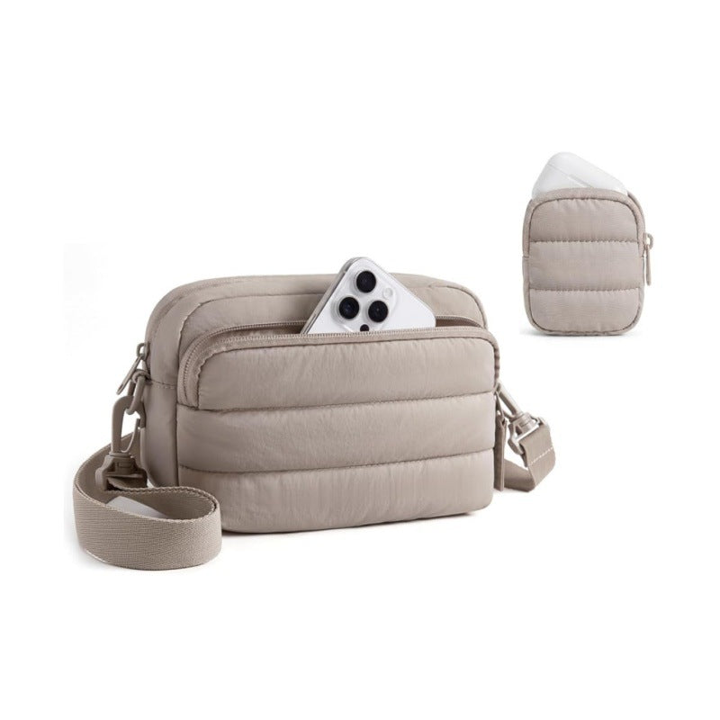 Fashionable shoulder bag with multifunctional compartments Stornfield