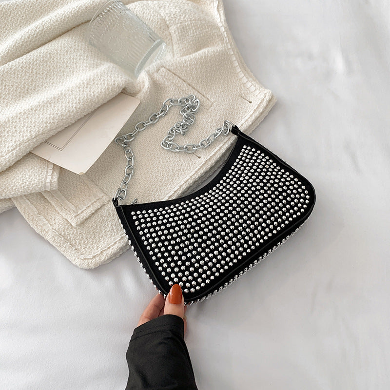 Glamorous Studded Evening Clutch