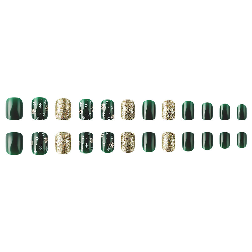 Decorative Holiday Themed Press-On Nails Stornfield