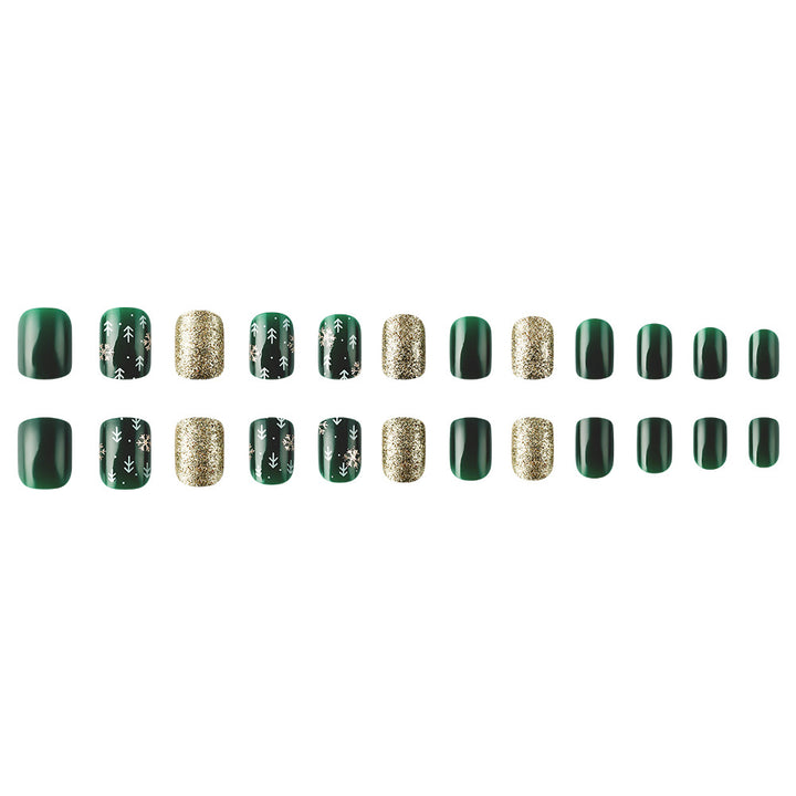 Decorative Holiday Themed Press-On Nails Stornfield