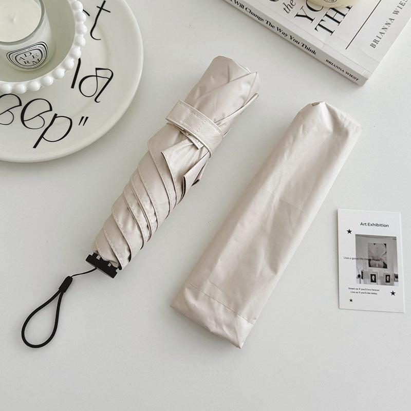 Women portable folding umbrella with wind-resistant mechanism Stornfield