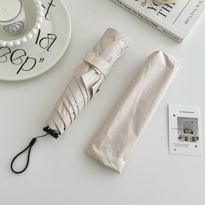 Women portable folding umbrella with wind-resistant mechanism Stornfield