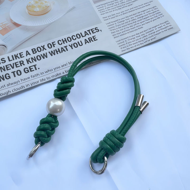 Elegant Knotted Leather Keychain Holder Stornfield