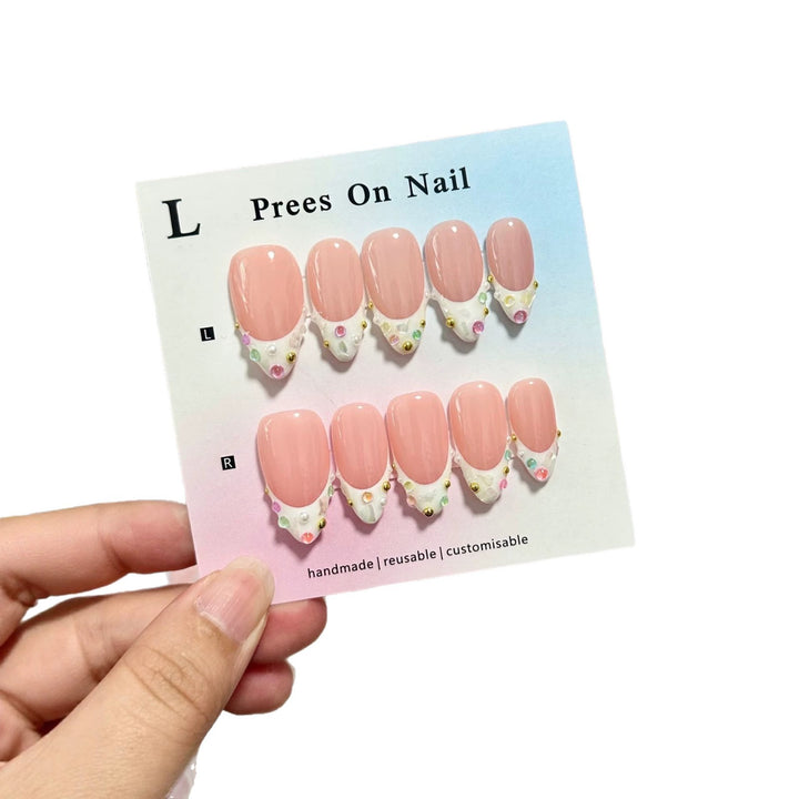 Customizable Decorative Press-On Nails