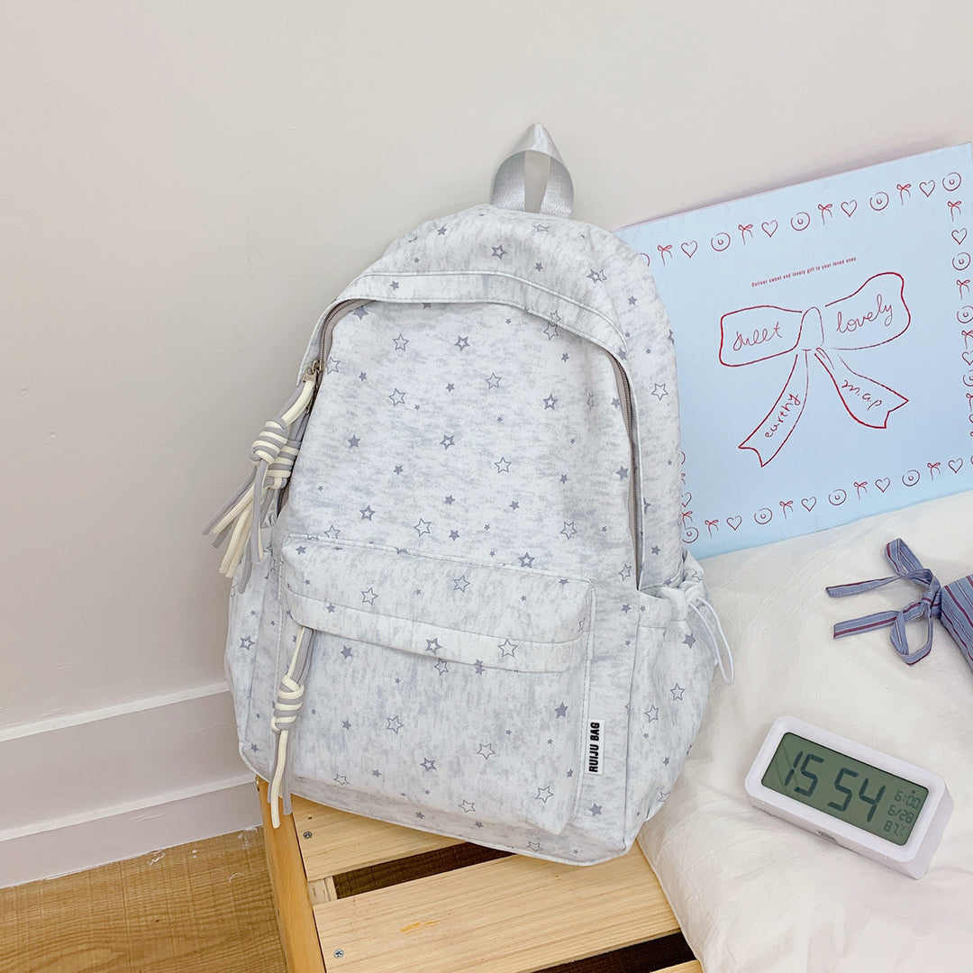 Cute Star-Patterned School Backpack Stornfield