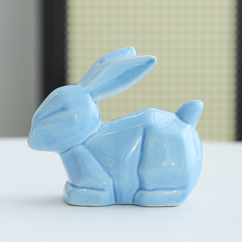 Decorative Ceramic Bunny Sculpture Stornfeild