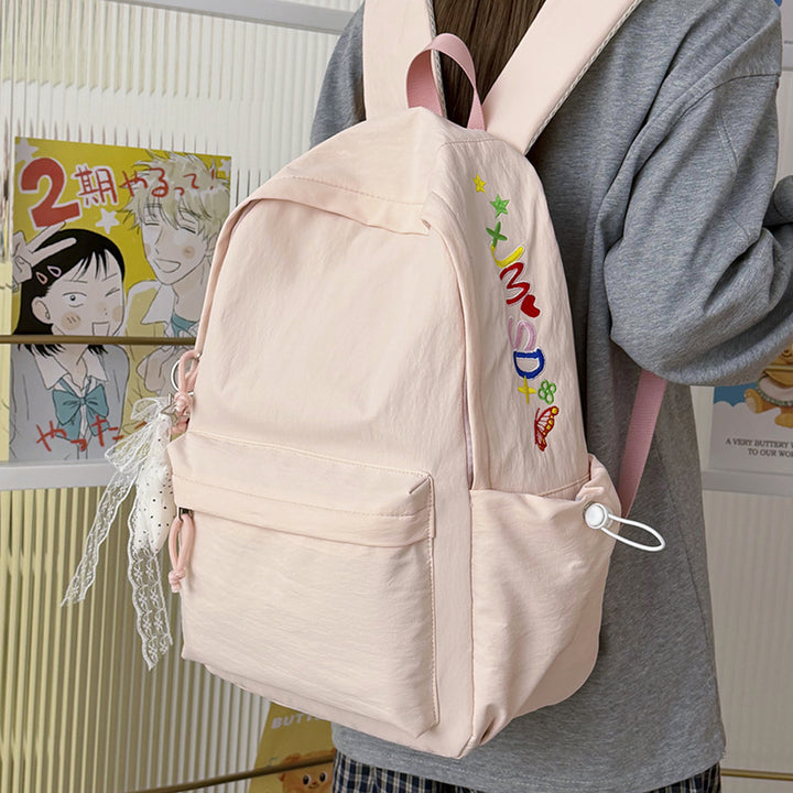 Decorative Character-Embellished Casual Backpack Stornfield