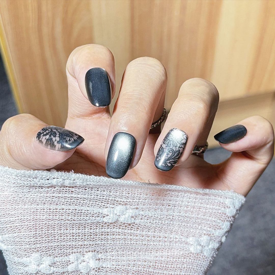 Decorative Press-On Nail Art Tips Stornfield