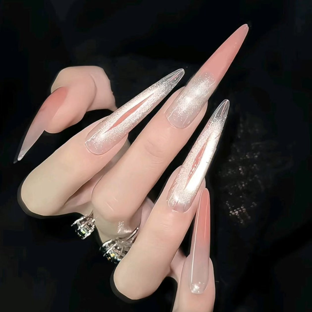 Glossy Acrylic Nail Extensions Stornfield