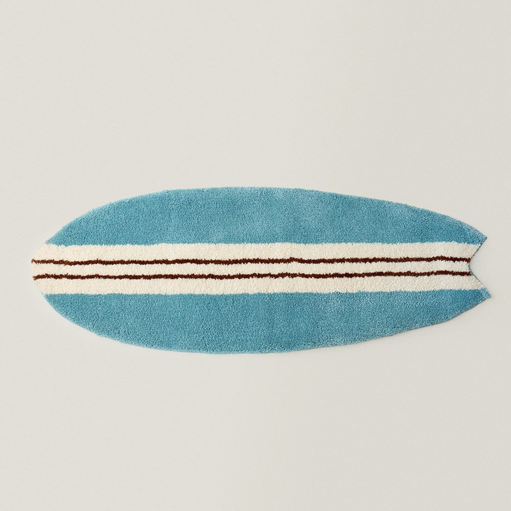 Surfboard-Shaped Decorative Bath Mat Stornfield