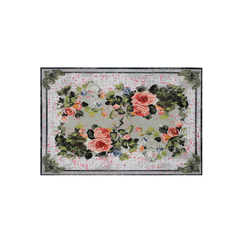 Floral Pattern Decorative Mat Stornfield