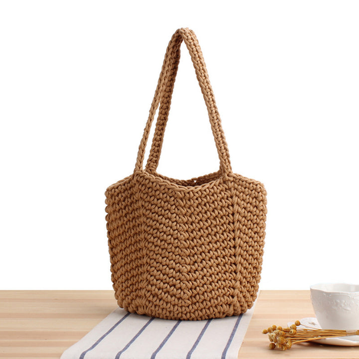 Braided Beach Bag in Modern Style Stornfield