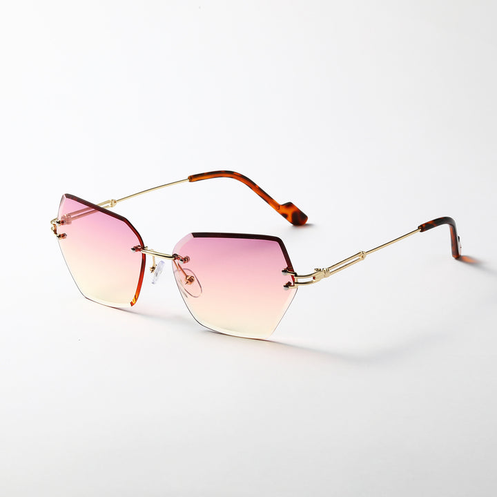 Women's modern sunglasses with stylish hexagonal frame Stornfield