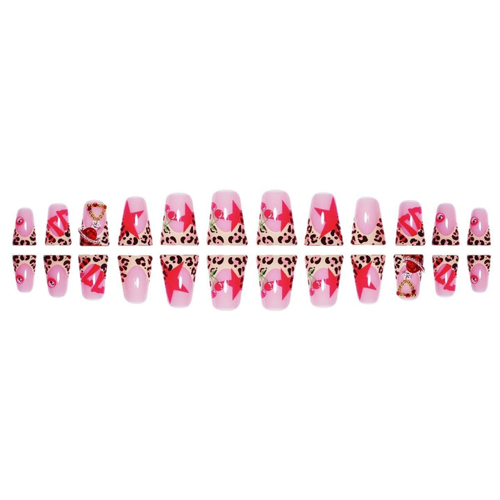 Artistic Leopard Print Press-On Nail Extensions Stornfield