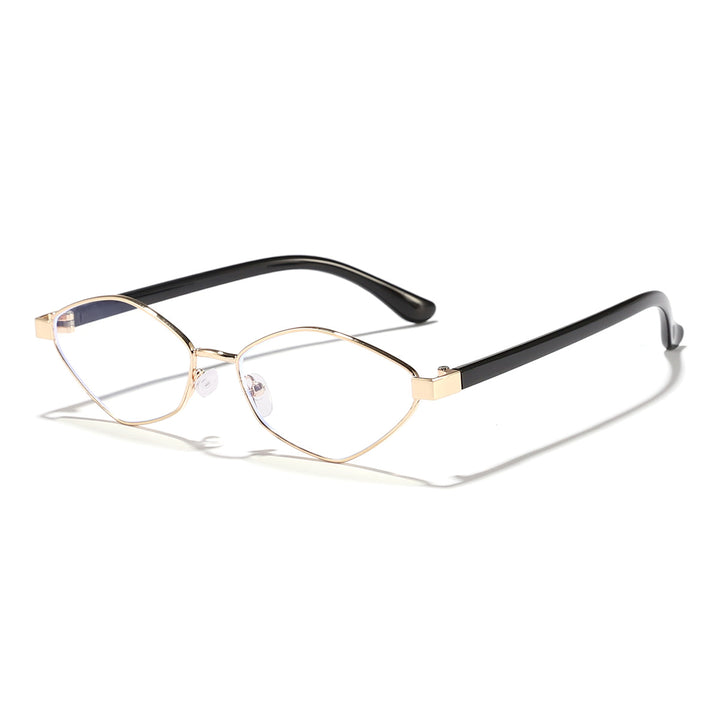 Women's Cat Eye Sunglasses with Brown Lenses and Elegant Metal Frame Stornfield
