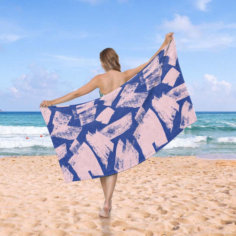 Beach blanket in exclusive mosaic design Stornfield