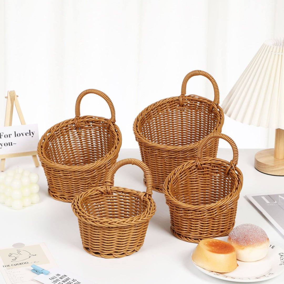 Handwoven Storage Basket with Sturdy Handle Stornfield